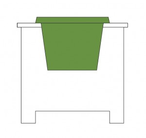 Planter in PVC Planter