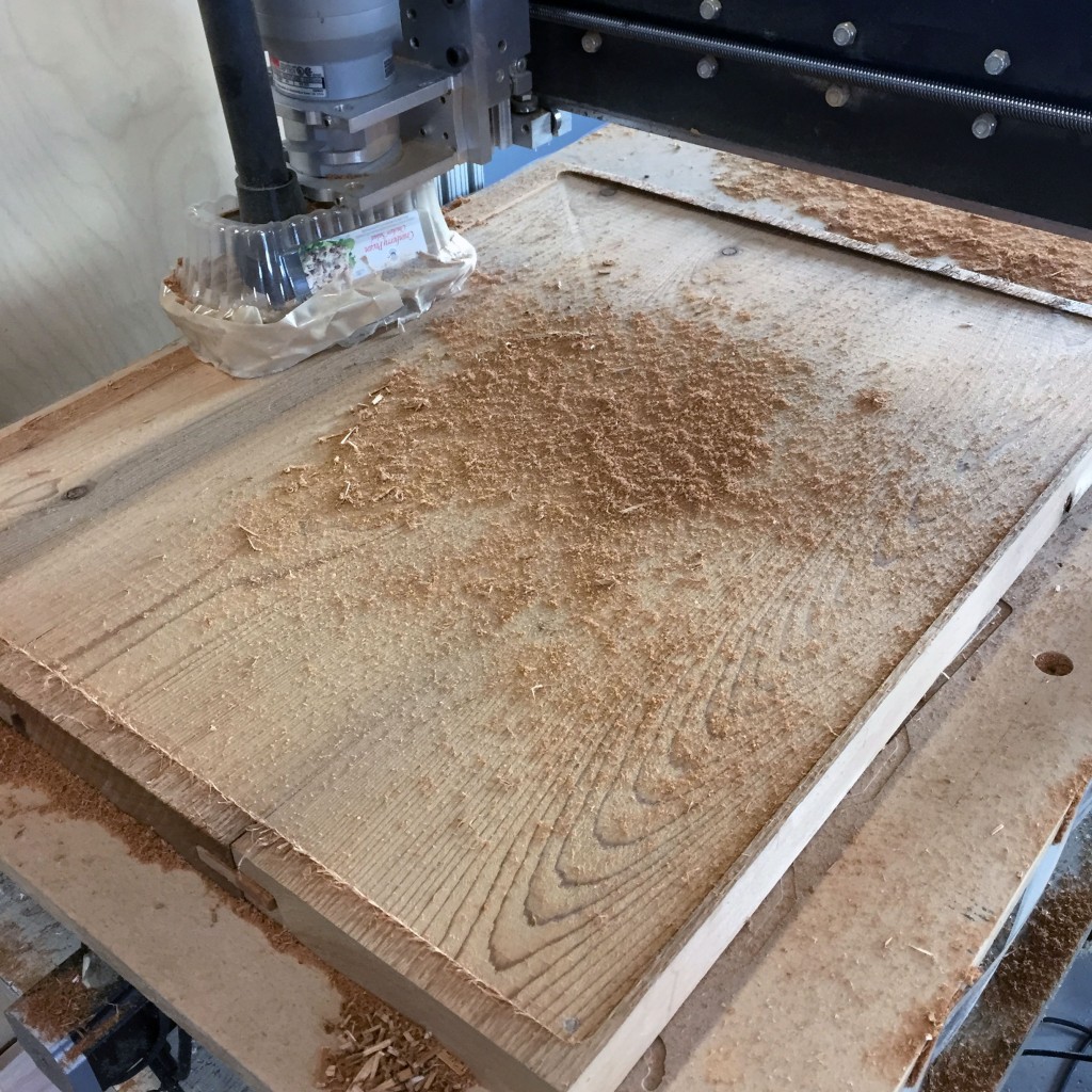 Milling both sides flat on the CNC router