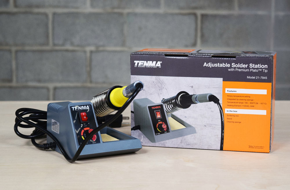 Tenma 21-7945 Adjustable Solder Station with Plato Tip