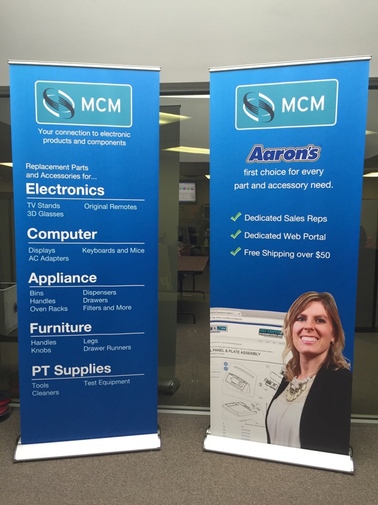 Aarons MCM Trade Show Banners