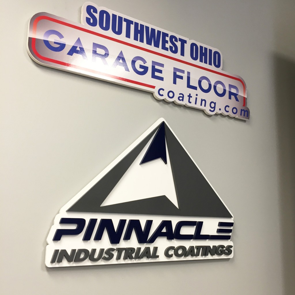 Pinnacle Industrial Coatings Sign Installed