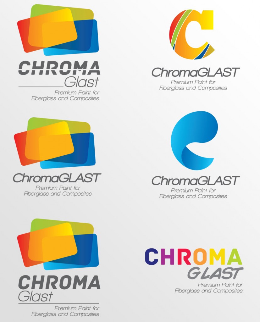 ChromaGlast Logo Proofs