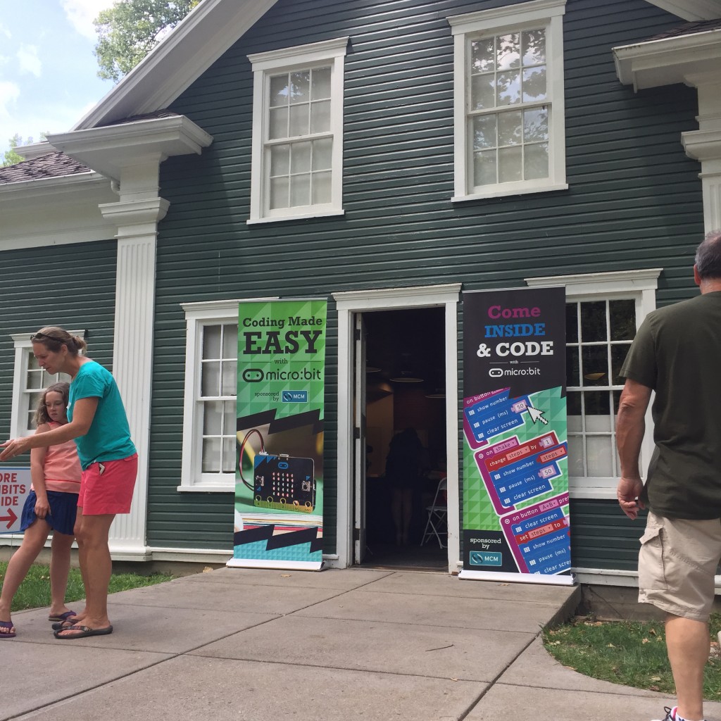 Micro:Bit Banners at the Dayton Maker Faire