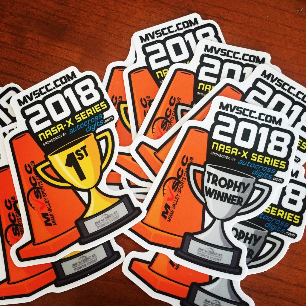 Autocross Award Decals